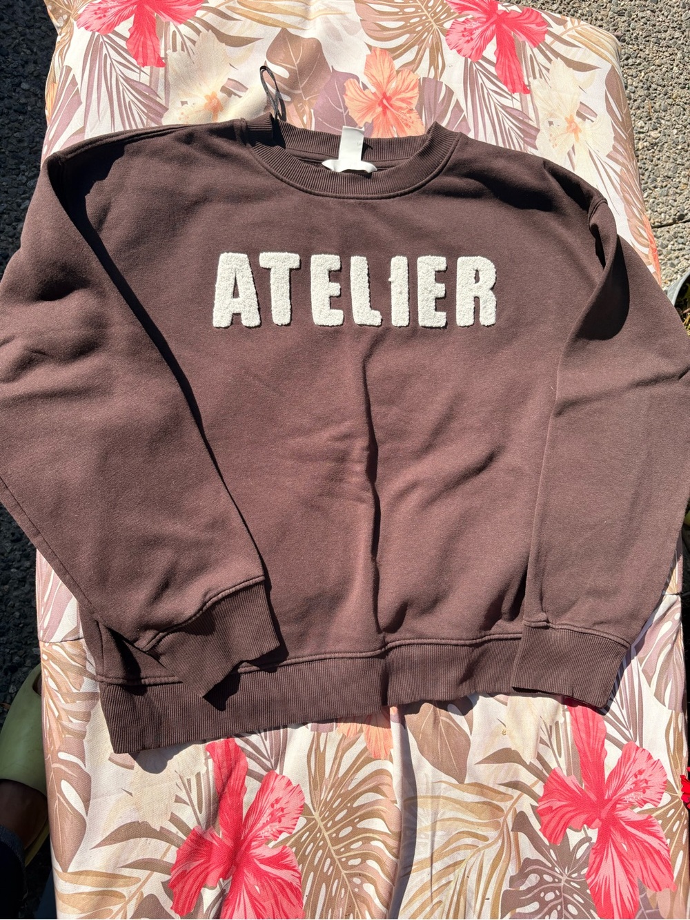 H&M Atelier Brown Crewneck Sweatshirt